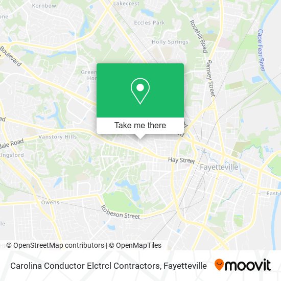 Mapa de Carolina Conductor Elctrcl Contractors