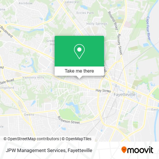 JPW Management Services map