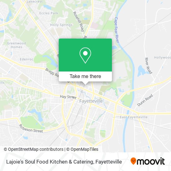 Lajoie's Soul Food Kitchen & Catering map