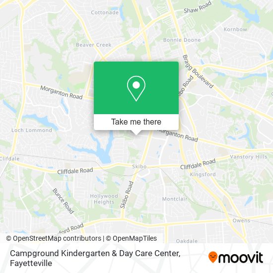 Campground Kindergarten & Day Care Center map