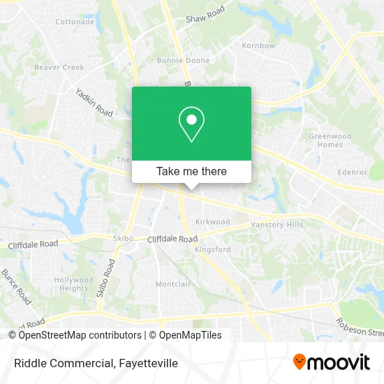 Riddle Commercial map