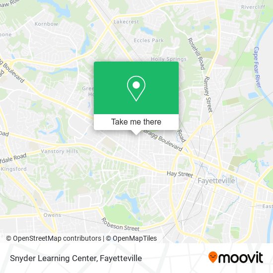 Mapa de Snyder Learning Center