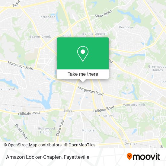 Amazon Locker-Chaplen map