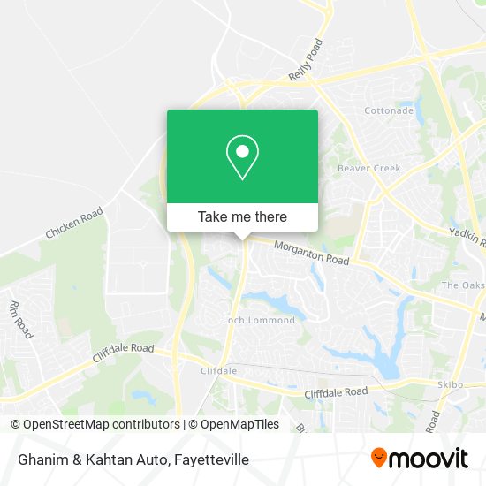 Mapa de Ghanim & Kahtan Auto