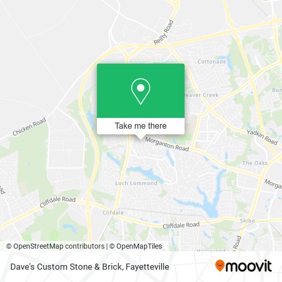 Mapa de Dave's Custom Stone & Brick