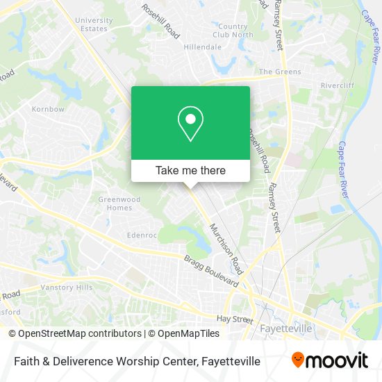 Faith & Deliverence Worship Center map