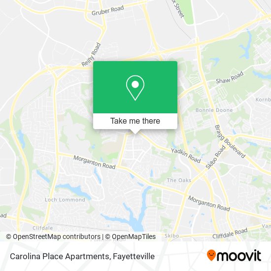 Carolina Place Apartments map