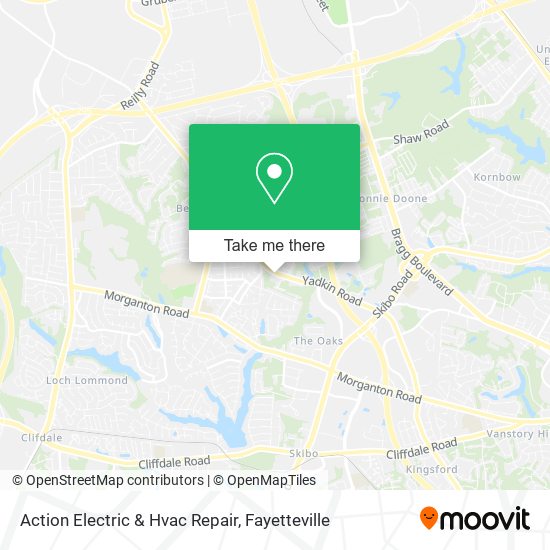 Mapa de Action Electric & Hvac Repair