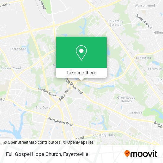 Mapa de Full Gospel Hope Church