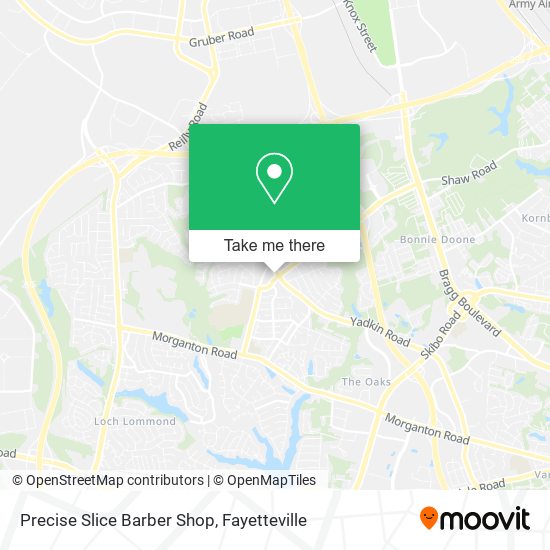 Precise Slice Barber Shop map