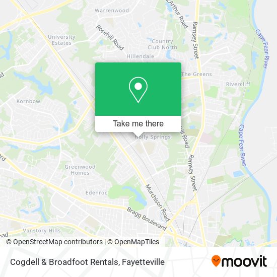 Cogdell & Broadfoot Rentals map