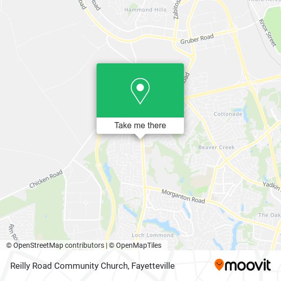 Mapa de Reilly Road Community Church