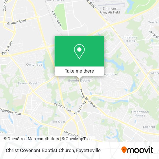 Mapa de Christ Covenant Baptist Church