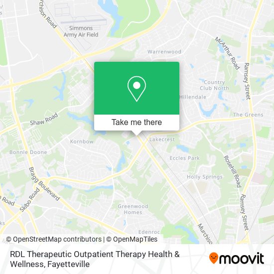 Mapa de RDL Therapeutic Outpatient Therapy Health & Wellness