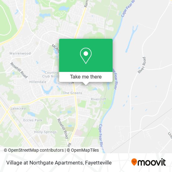 Village at Northgate Apartments map