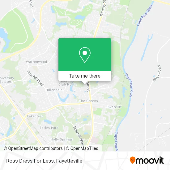 Ross Dress For Less map