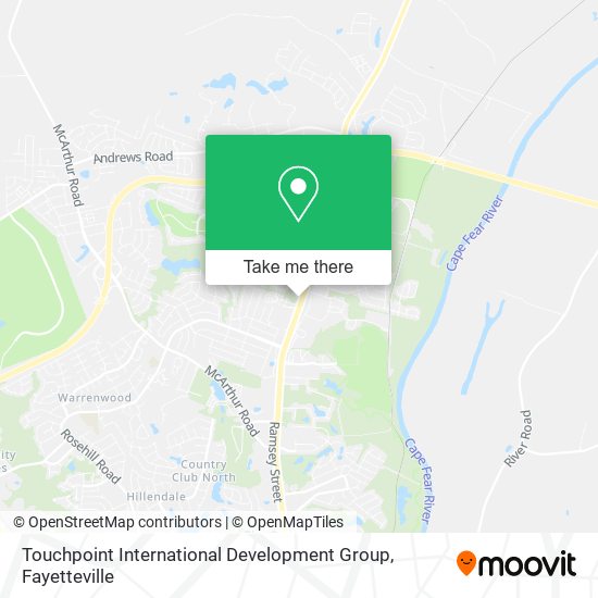 Touchpoint International Development Group map