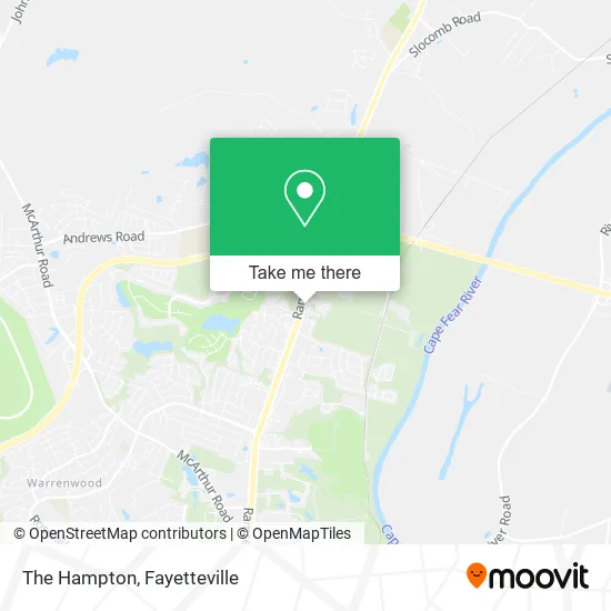 Mapa de The Hampton