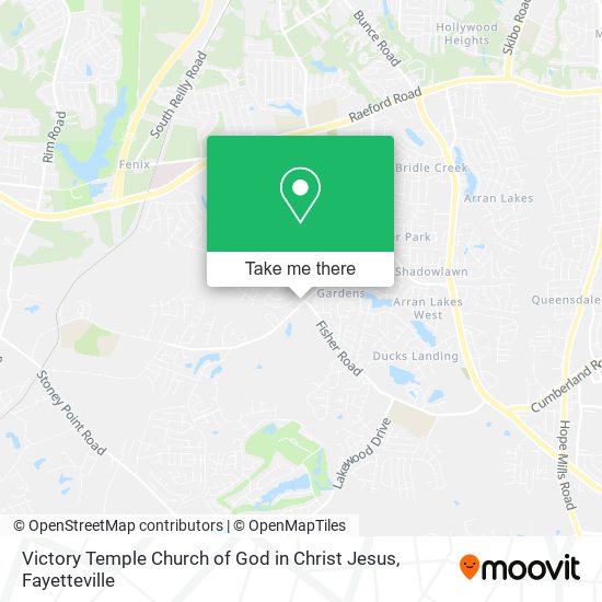Victory Temple Church of God in Christ Jesus map