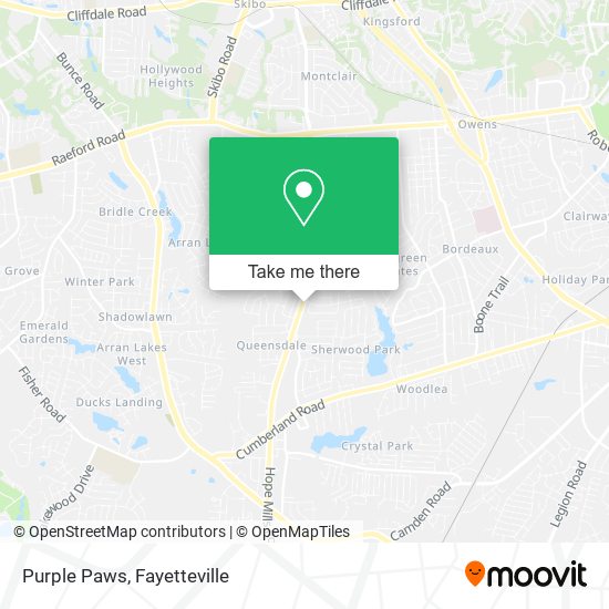Mapa de Purple Paws