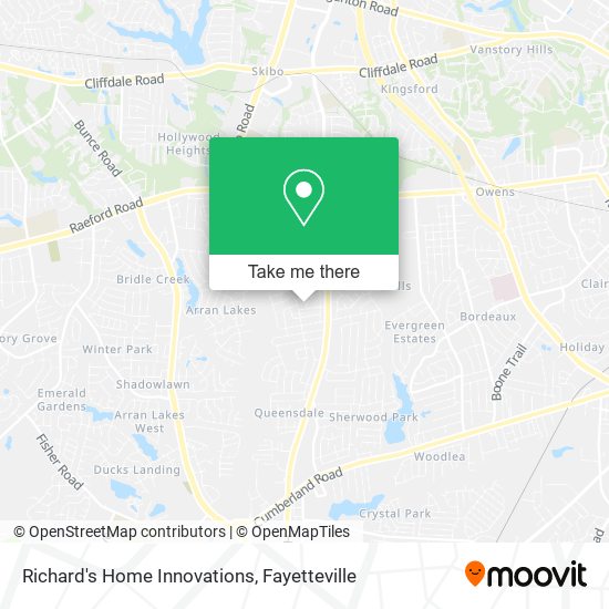 Richard's Home Innovations map