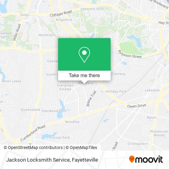 Jackson Locksmith Service map