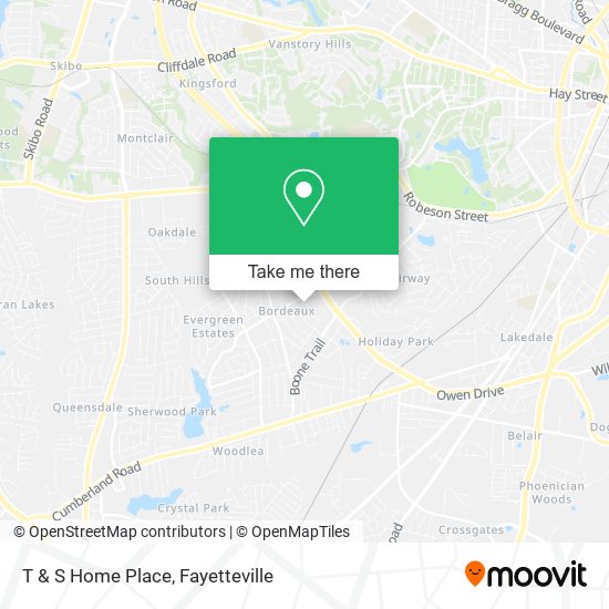 Mapa de T & S Home Place