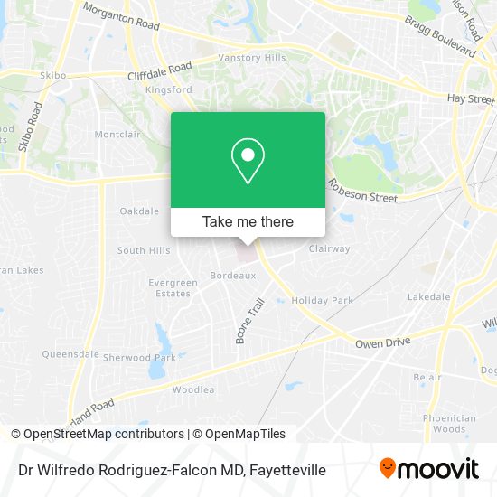 Mapa de Dr Wilfredo Rodriguez-Falcon MD