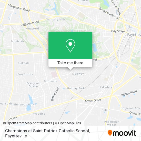 Champions at Saint Patrick Catholic School map
