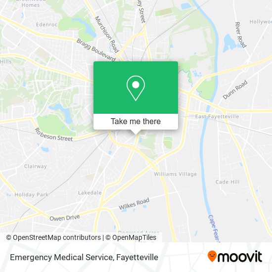 Emergency Medical Service map