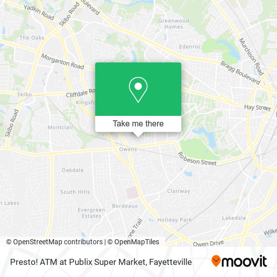 Mapa de Presto! ATM at Publix Super Market
