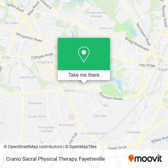 Cranio Sacral Physical Therapy map