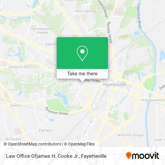 Law Office Ofjames H. Cooke Jr. map