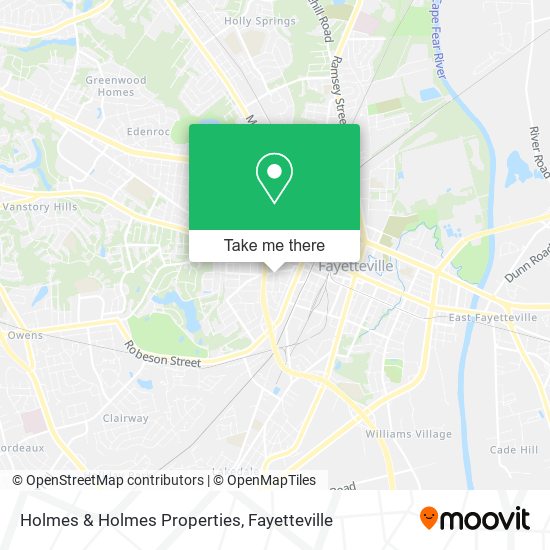 Holmes & Holmes Properties map