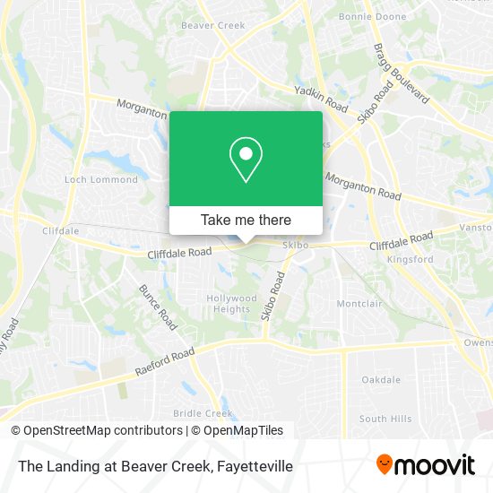 The Landing at Beaver Creek map