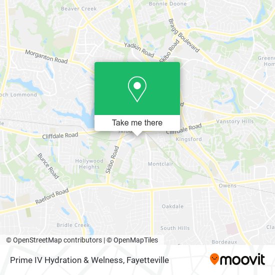Prime IV Hydration & Welness map