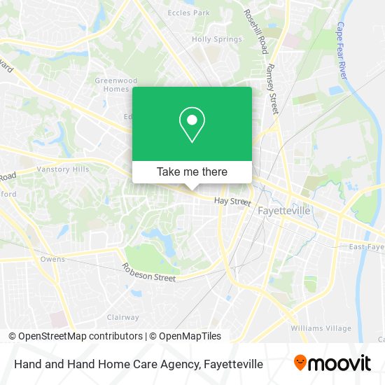 Hand and Hand Home Care Agency map