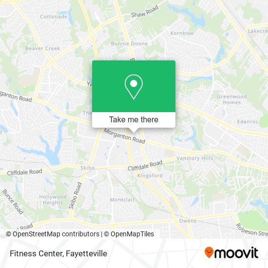 Fitness Center map