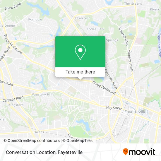 Conversation Location map