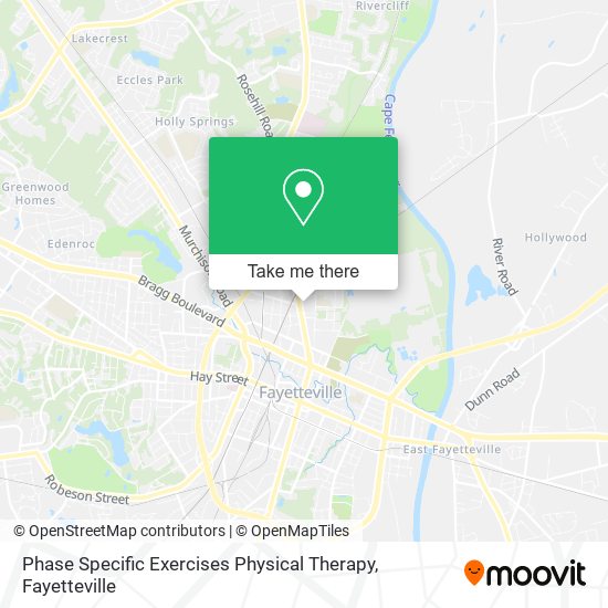 Phase Specific Exercises Physical Therapy map