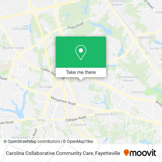 Mapa de Carolina Collaborative Community Care