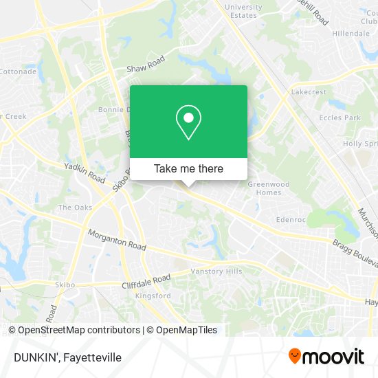 Mapa de DUNKIN'