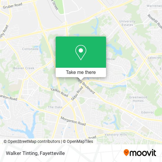 Walker Tinting map