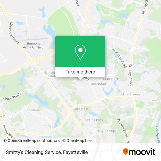 Smitty's Cleaning Service map