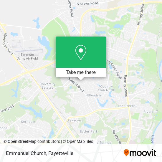 Mapa de Emmanuel Church