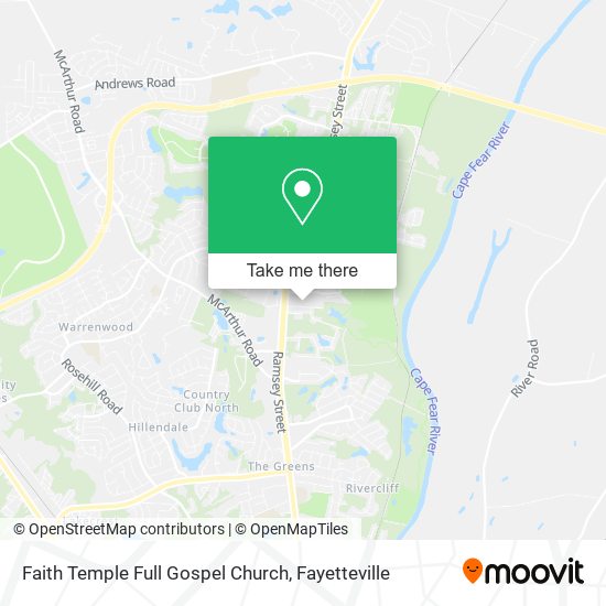 Faith Temple Full Gospel Church map