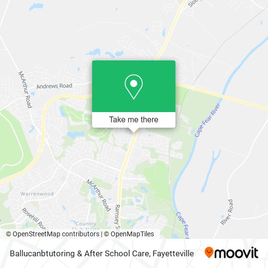 Mapa de Ballucanbtutoring & After School Care