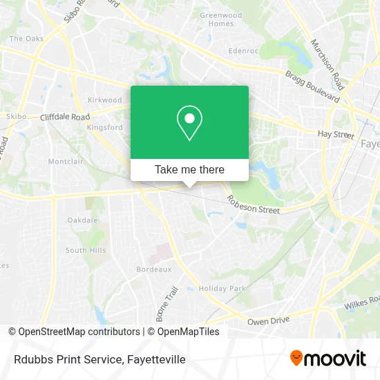 Rdubbs Print Service map