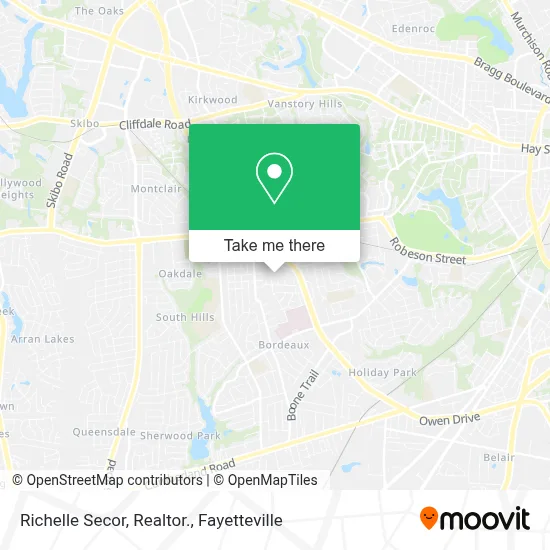Richelle Secor, Realtor. map