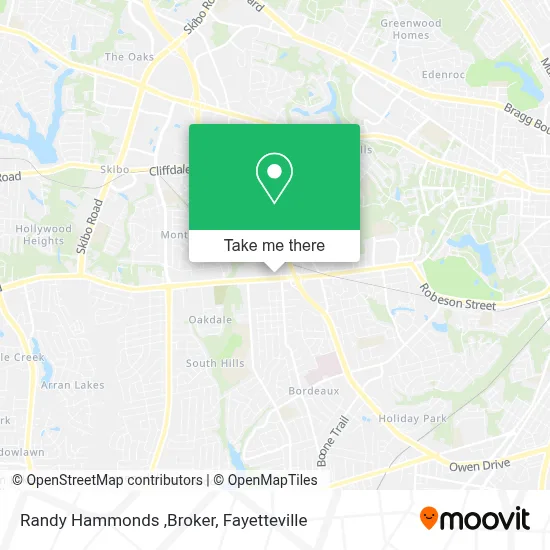 Randy Hammonds ,Broker map
